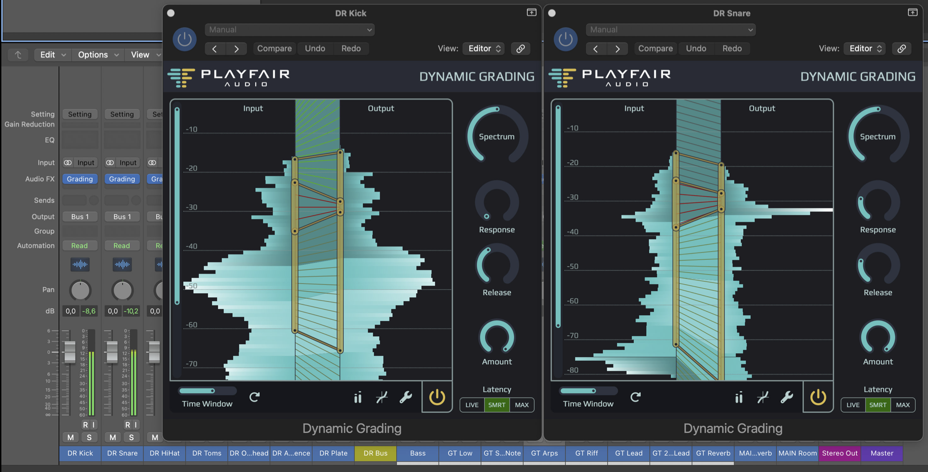 Dynamic Grading Demo Session Playfair Audio